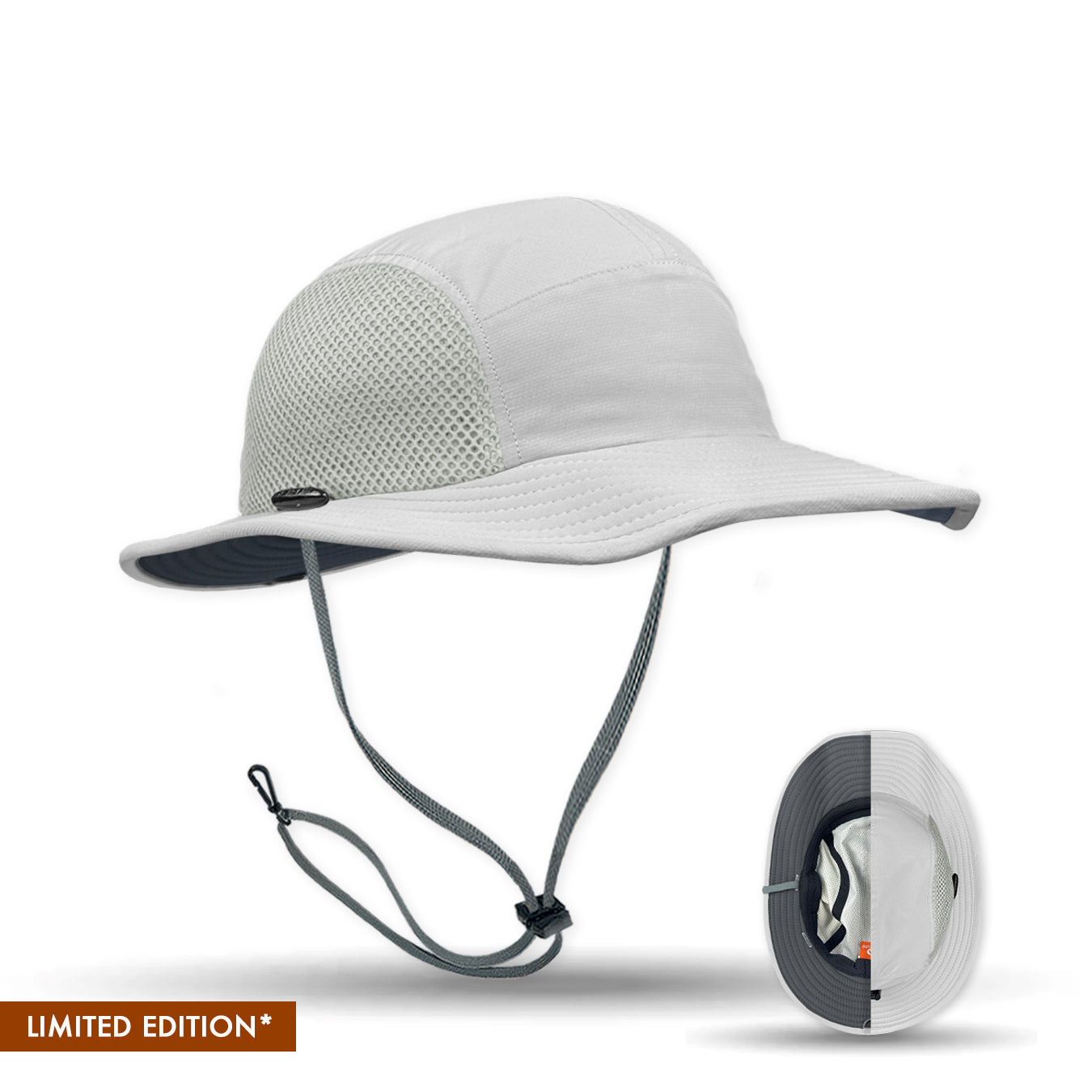 The Shelta Merlin LTD Performance Sun Hat in Light Silver – Sheltahats