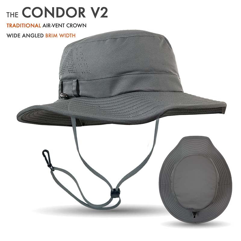 The Condor V2 Traditional Air vent crown in Grey