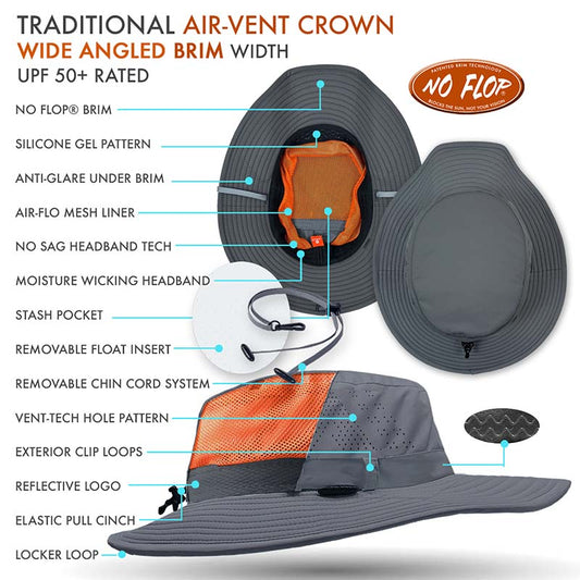 Traditional air vent condor sun hat desctiption