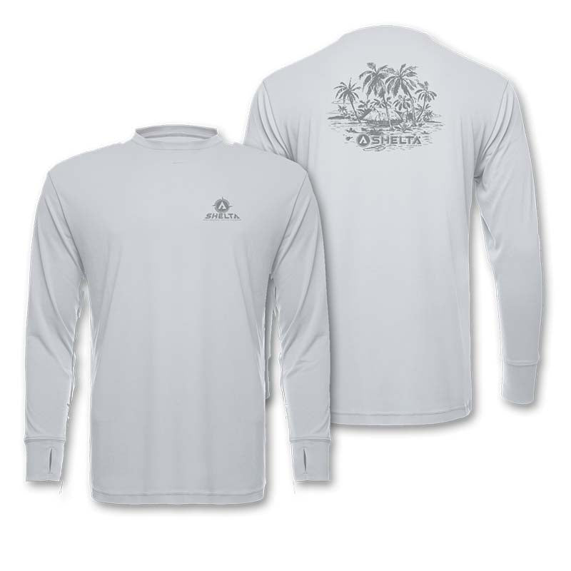 L/S Travelr Crew-Castaway-Foam White color