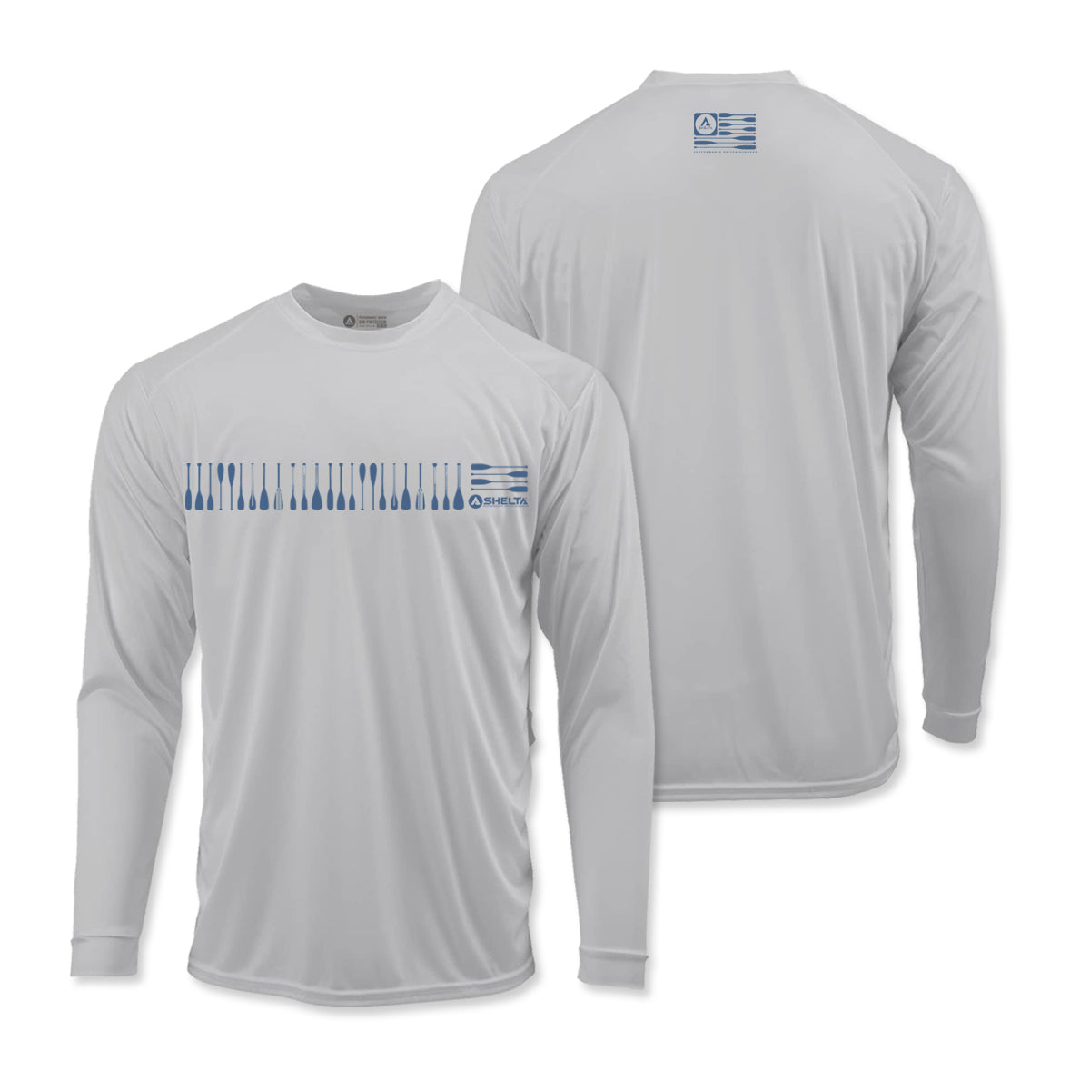 Paddle Band logo in Grey sun shirt