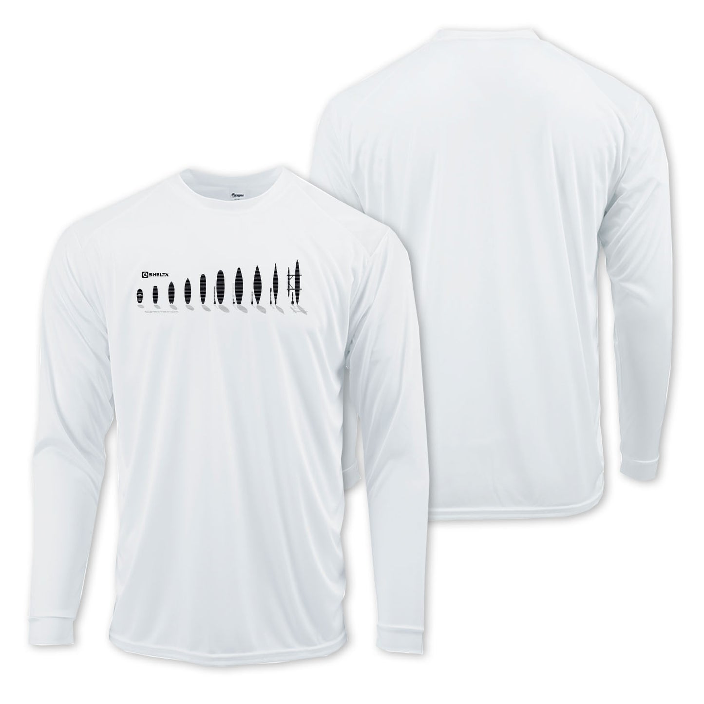 The Shelta L/S Watercraft Band in Foam White