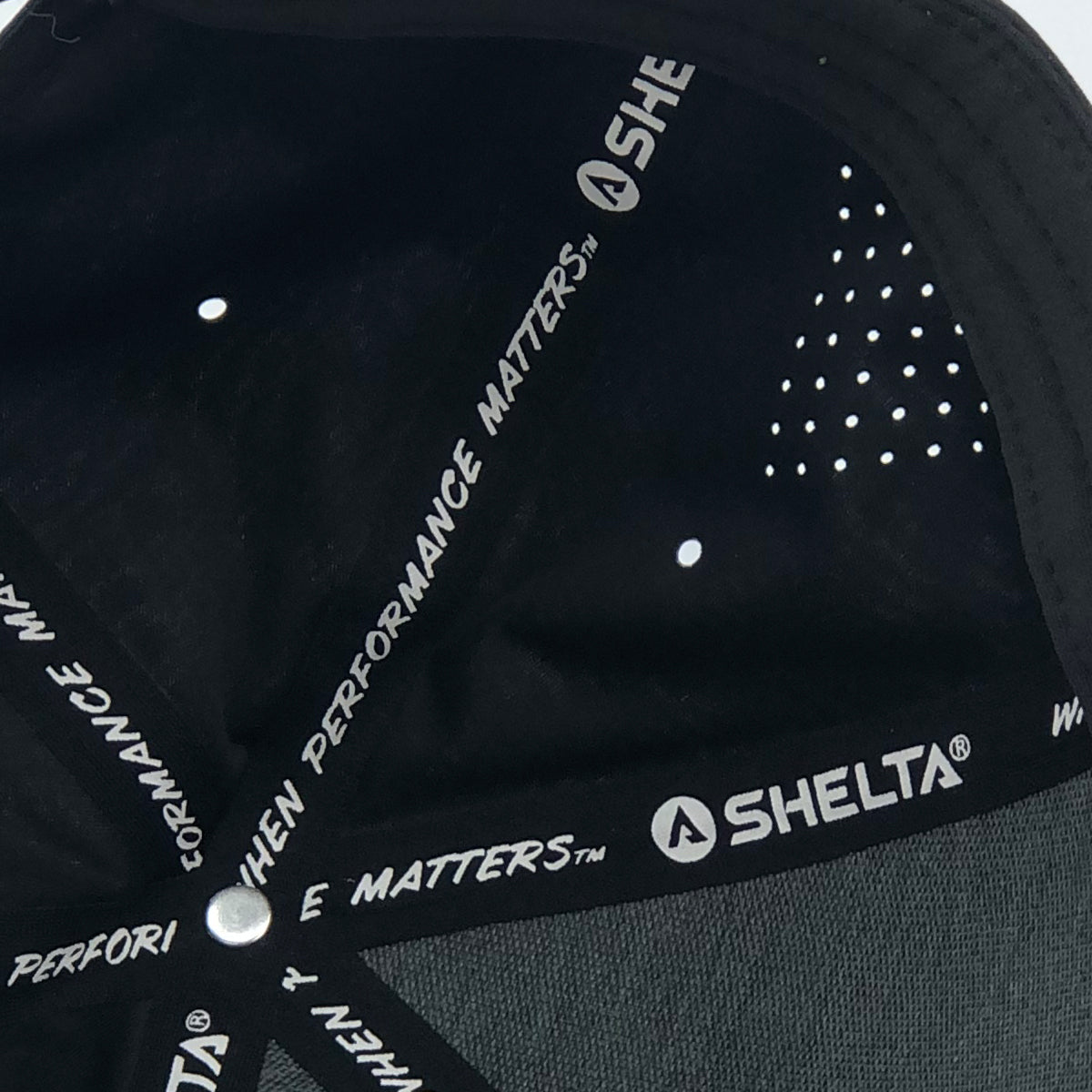 The Shelta V2 Tech Cap in Stealth Black