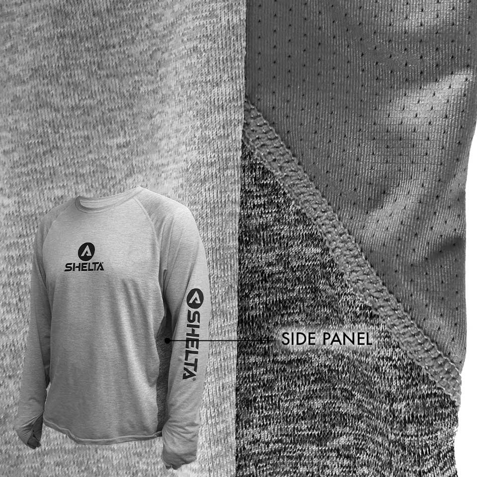 Side Panel on sun shirt