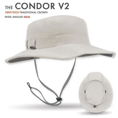 The Condor V2 Performance Sun Hat in Sand Dune