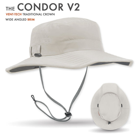The Condor V2 Performance Sun Hat in Sand Dune