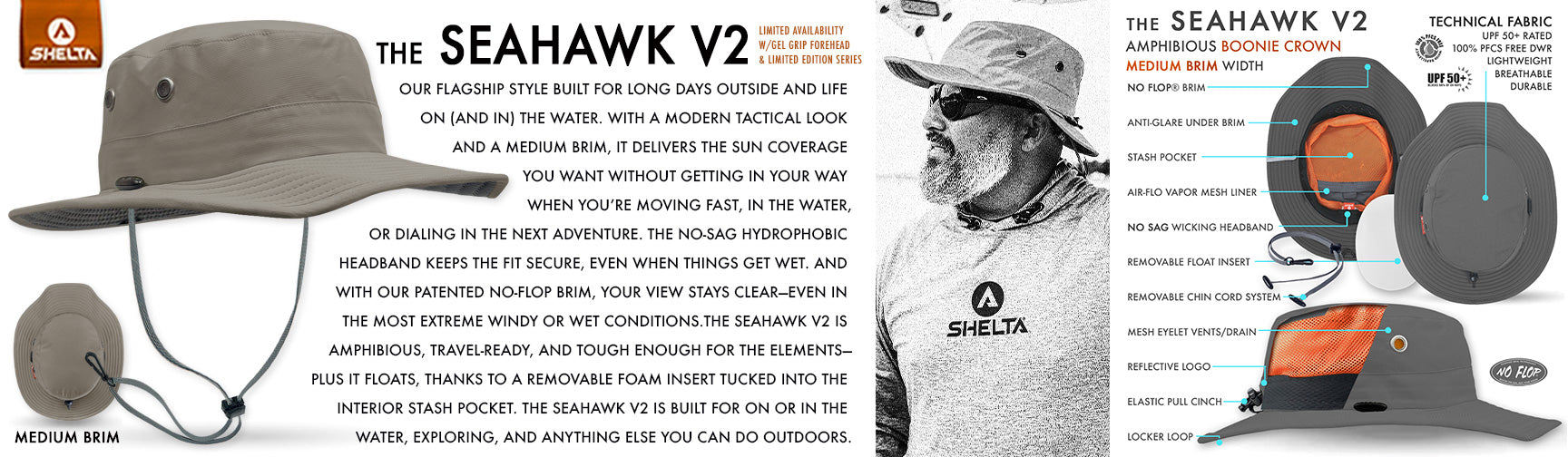 Seahask V2 Sun Hat Description Page