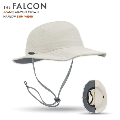 Beige cap with air-vent crown and narrow brim width on a white background