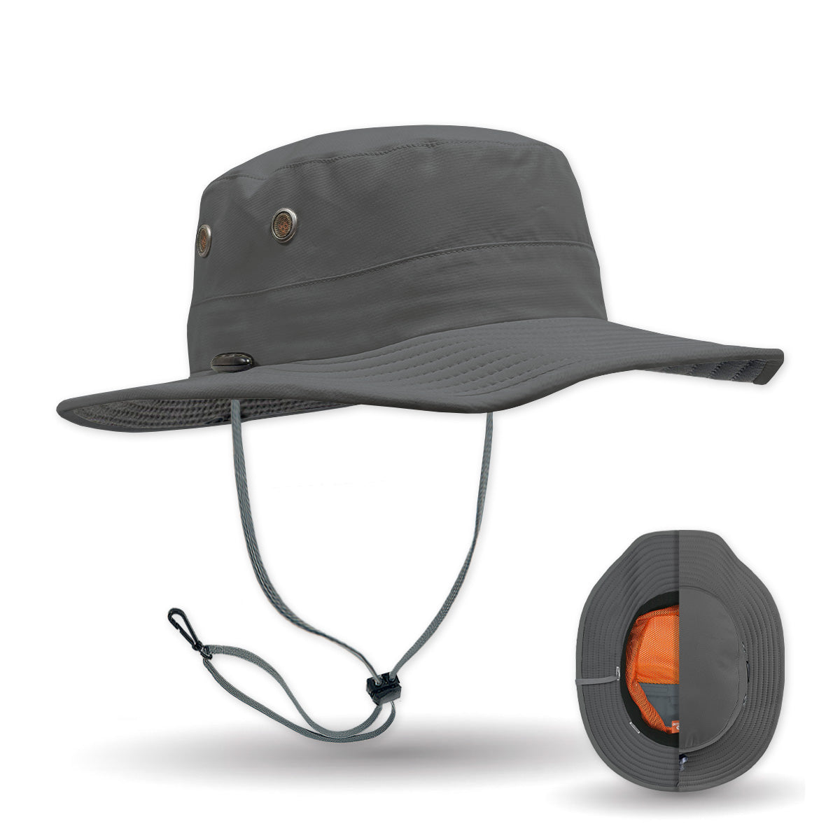 The Seahawk V2 Performance Sun Hat in Storm Grey color