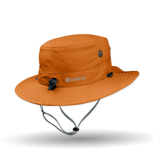 The Seahawk V2 Performance Sun Hat in Bright Orange color