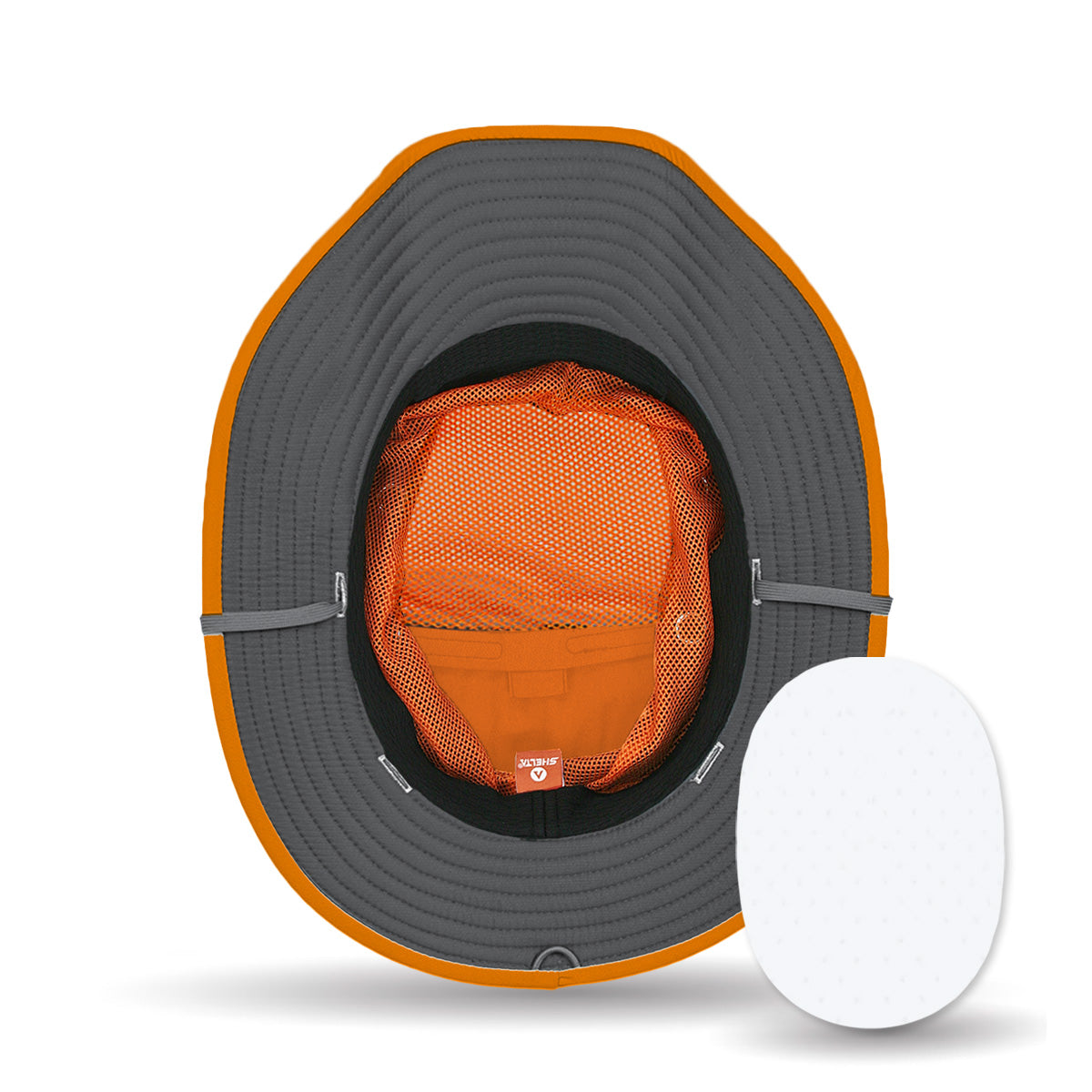 The Seahawk V2 Performance Sun Hat in Bright Orange color