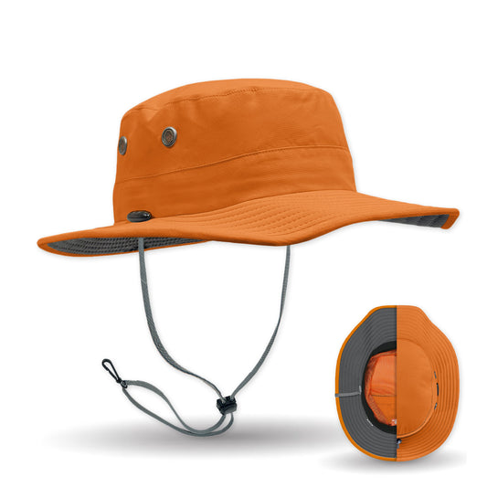 The Seahawk V2 Performance Sun Hat in Bright Orange color
