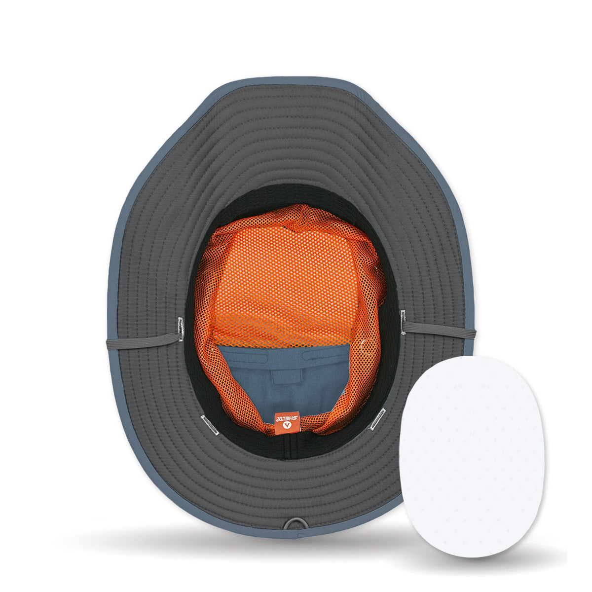 The Seahawk V2 Performance Sun Hat in Slate Blue color