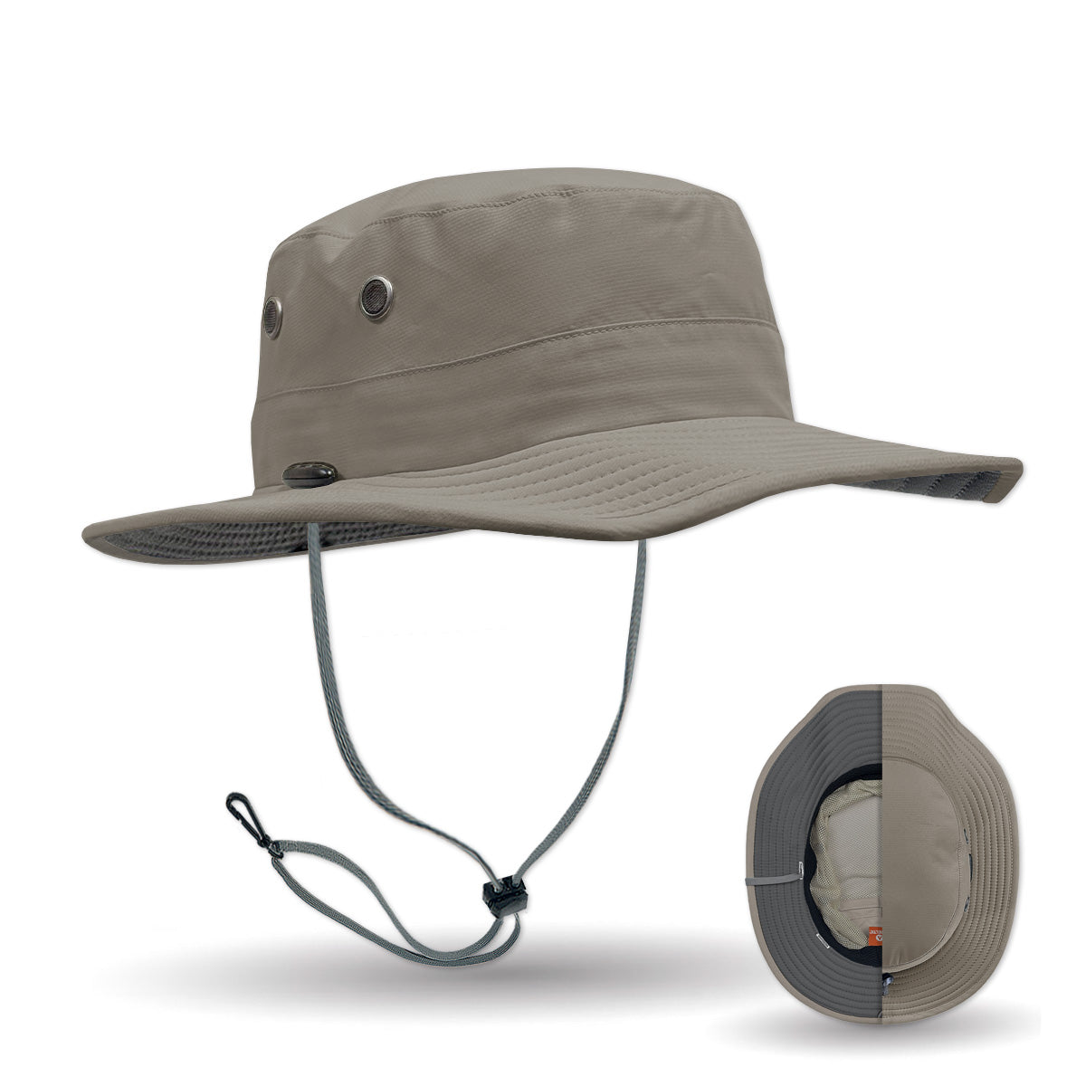 The Seahawk V2 Performance Sun Hat in Overland Tan color