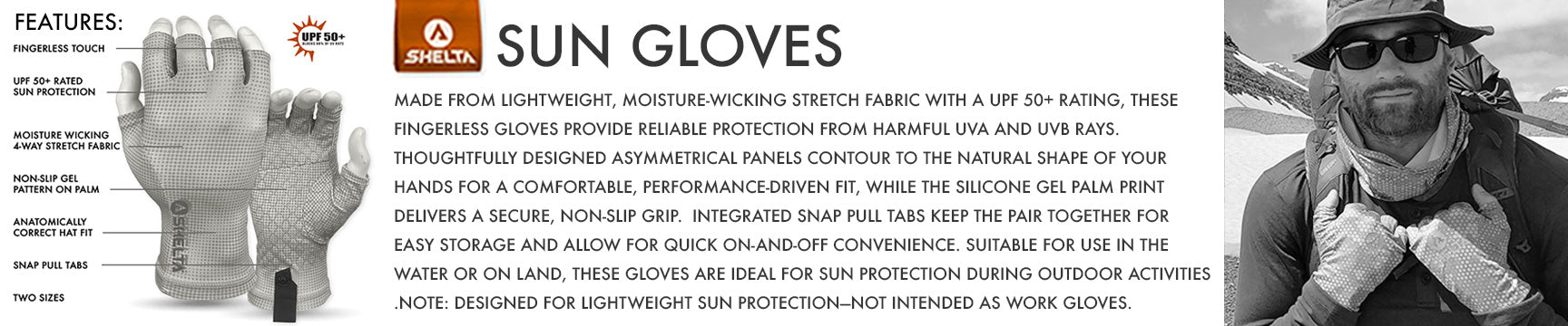 Sun Gloves description 