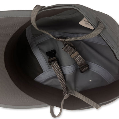 photo of chin strap attached to inside of sps cap