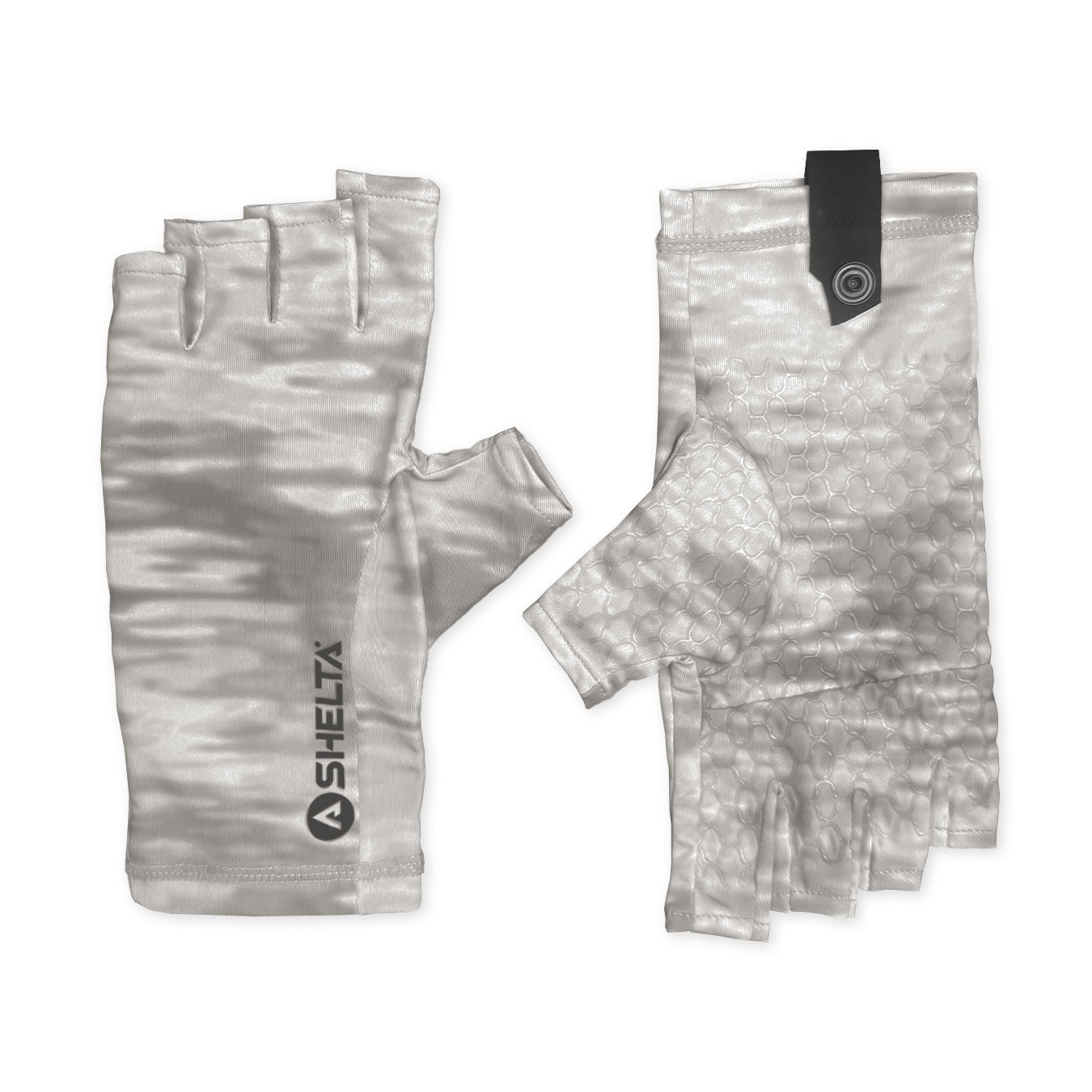 Shelta Sun Gloves in Silver Mist color