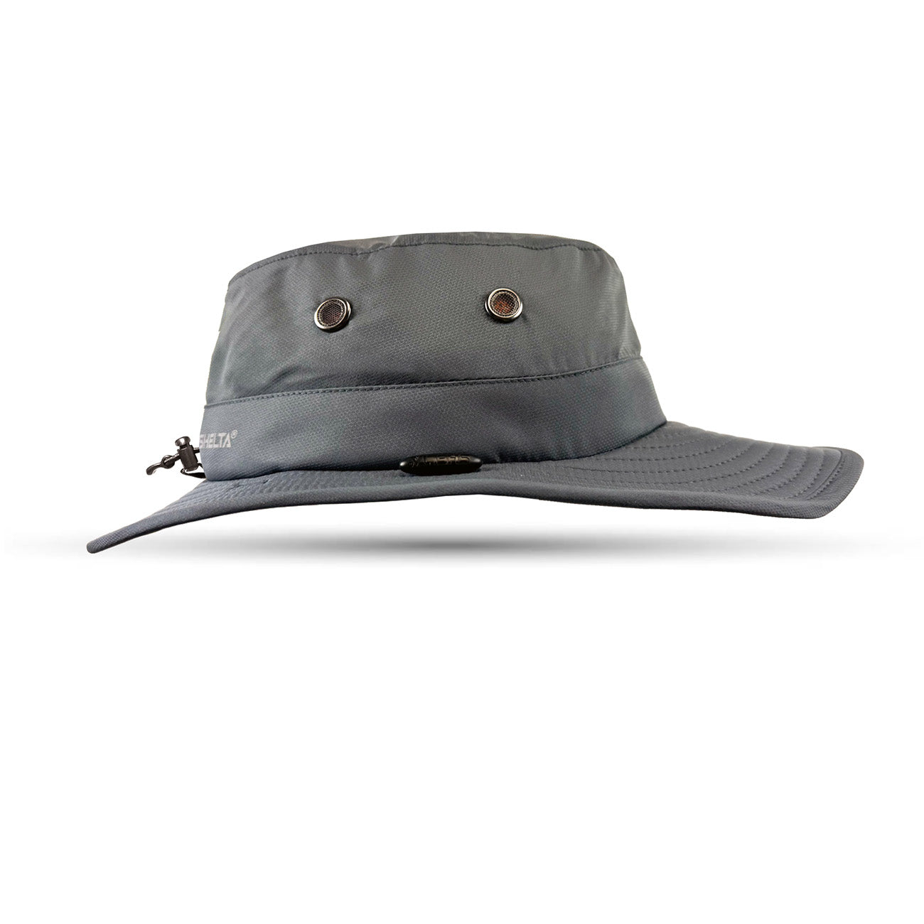 Side View of Osprey V2 Storm Grey Sun Hat