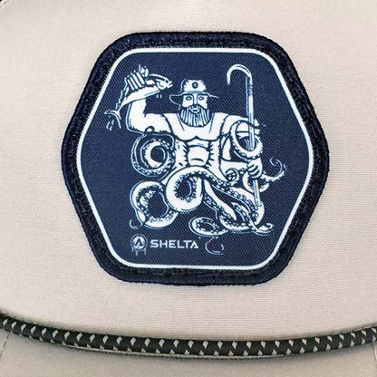 7 seas cap in Silver logo