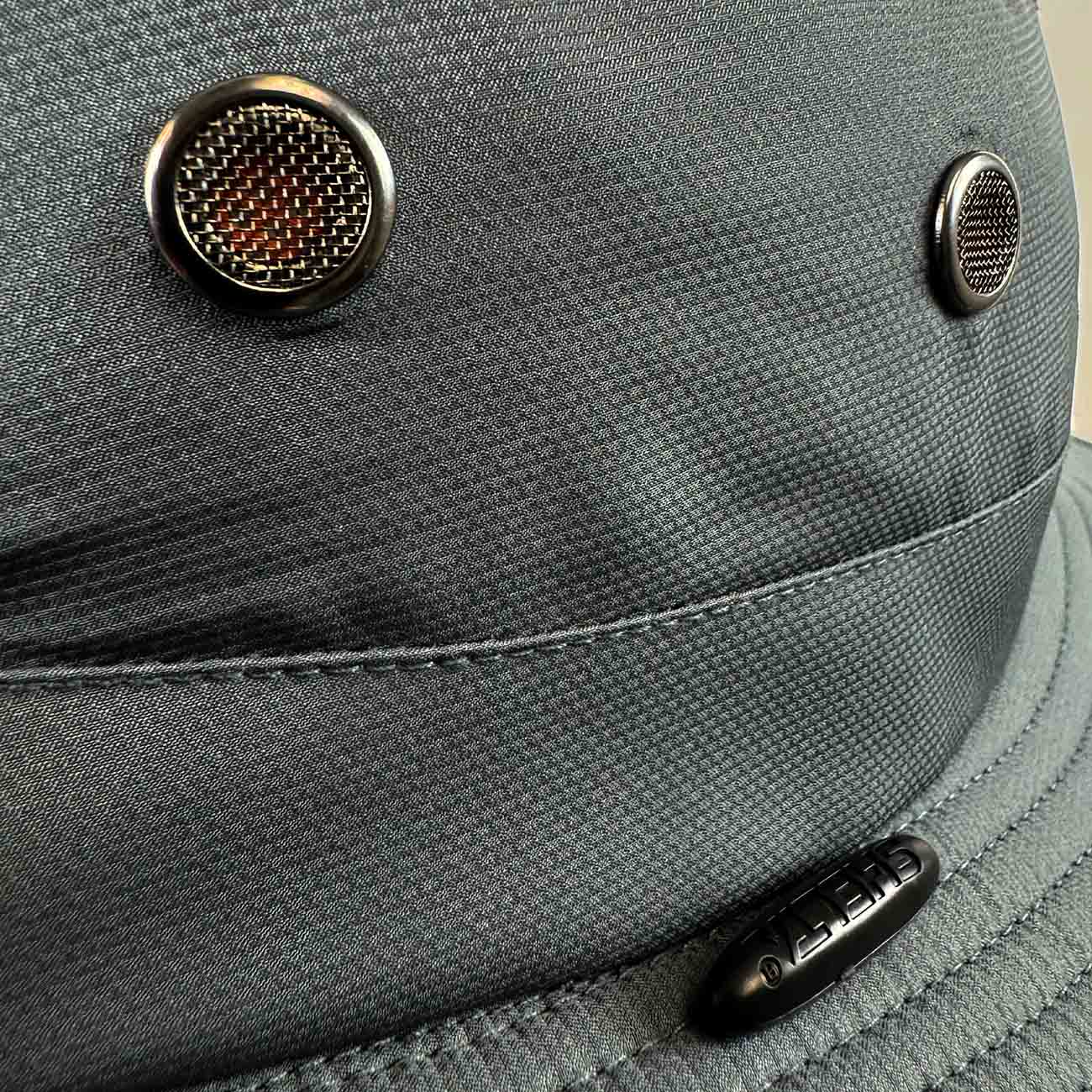 View of Vents and removable toggle of osprey v2 sun hat