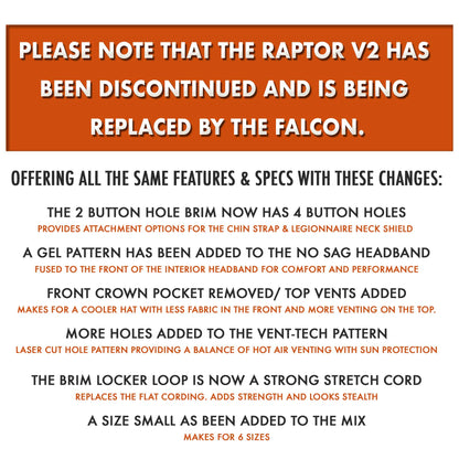 The Raptor V2  Performance Sun Hat