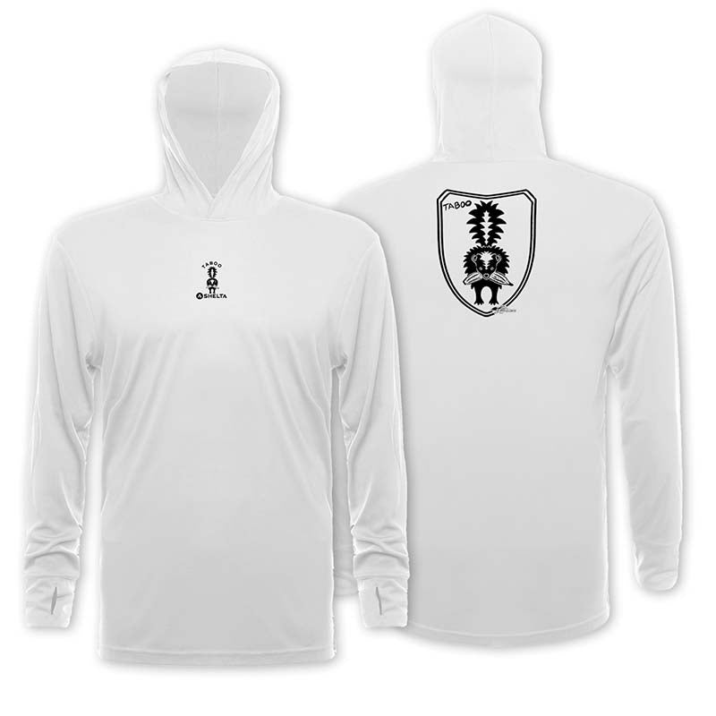 The Shelta L/S Travelr Hoodie Taboo in Foam White color