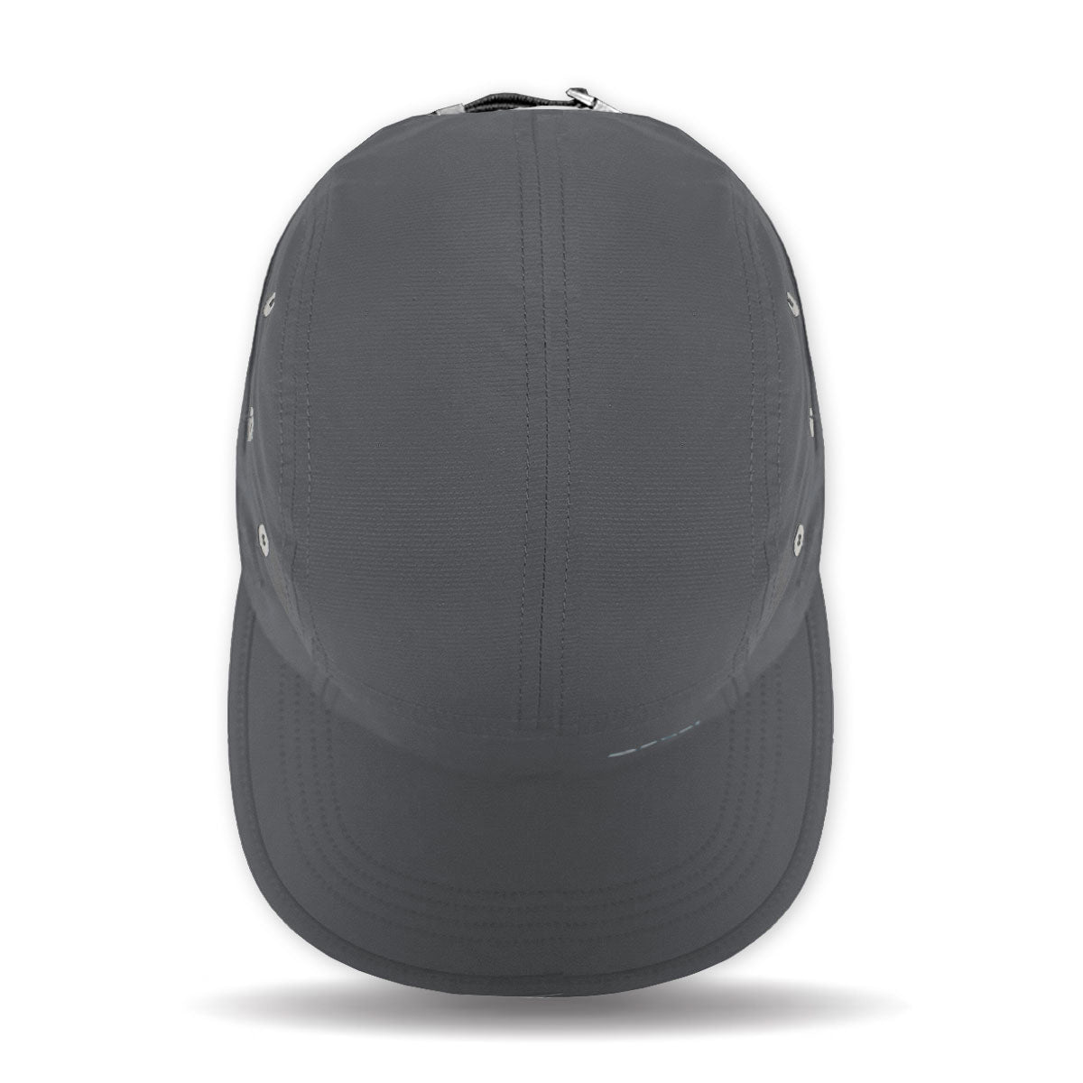 Gray baseball cap on a white background