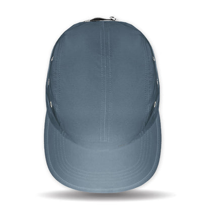 Blue baseball cap on a white background