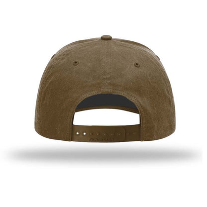 The Shelta Fish Wrangler Cap In Rust back