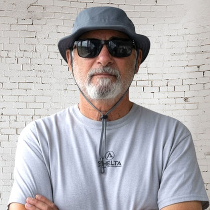 The Shelta Osprey V2 LTD Performance Sun Hat in Storm Grey