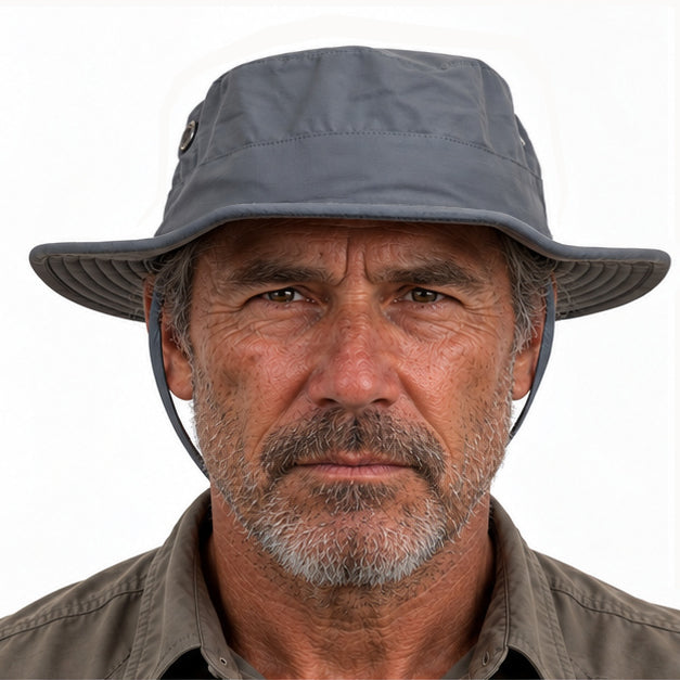 Seahawk Model showing the Seahawk  sun hat