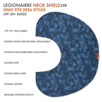 The Shelta Special Edition Legionnaire Neck Shield in Brown Duck