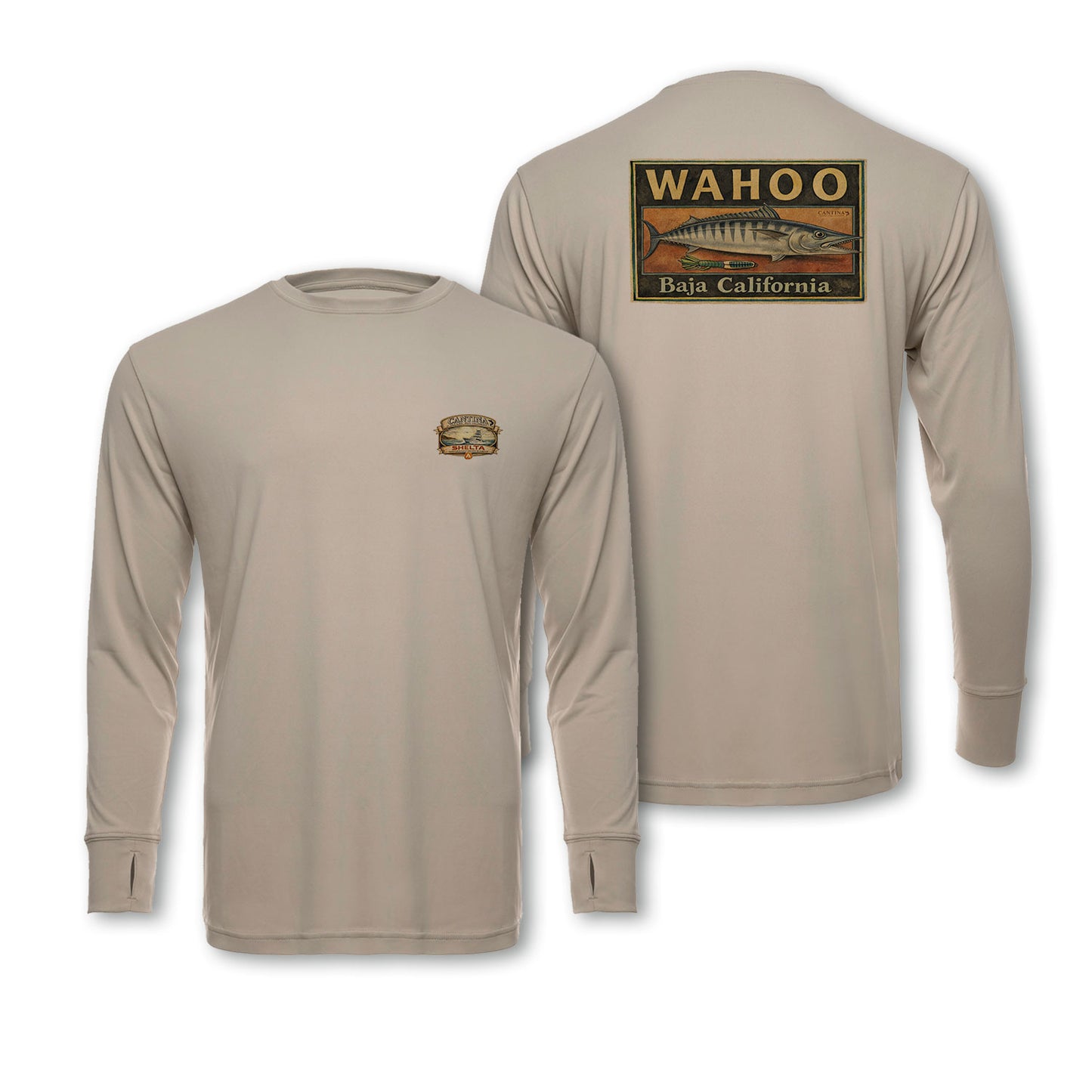 The Shelta L/S Travlr Wahoo in Tan
