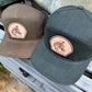 The Shelta Fish Wrangler Cap In Rust and charchoal