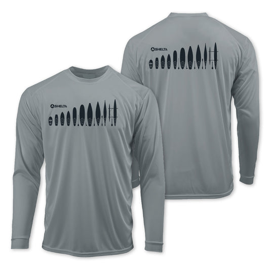 The Shelta L/S Watercraft23 in Steel Grey Color