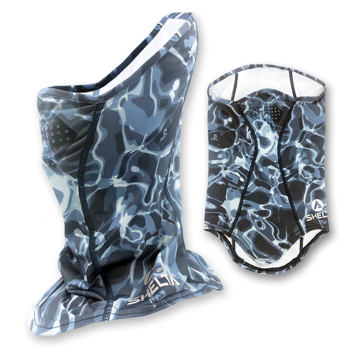Blue Water Color Face Gaiter