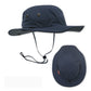 The Seahawk Mid Brim sun hat in the color Patrol Navy