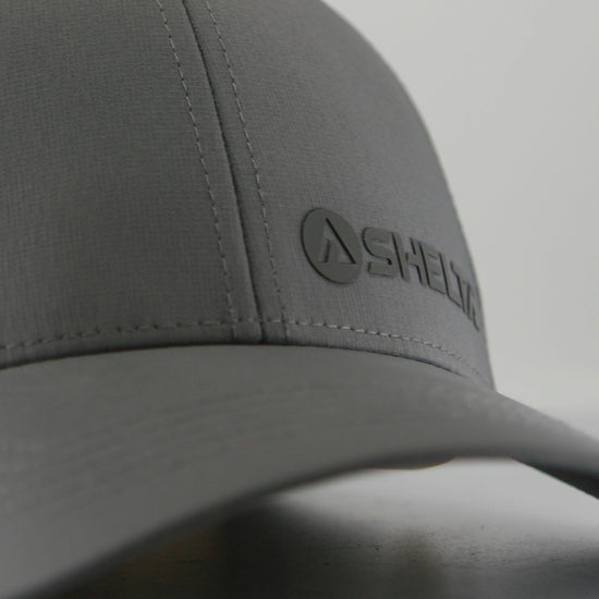 The Shelta V2 Tech Cap in Gravel Grey Sheltahats