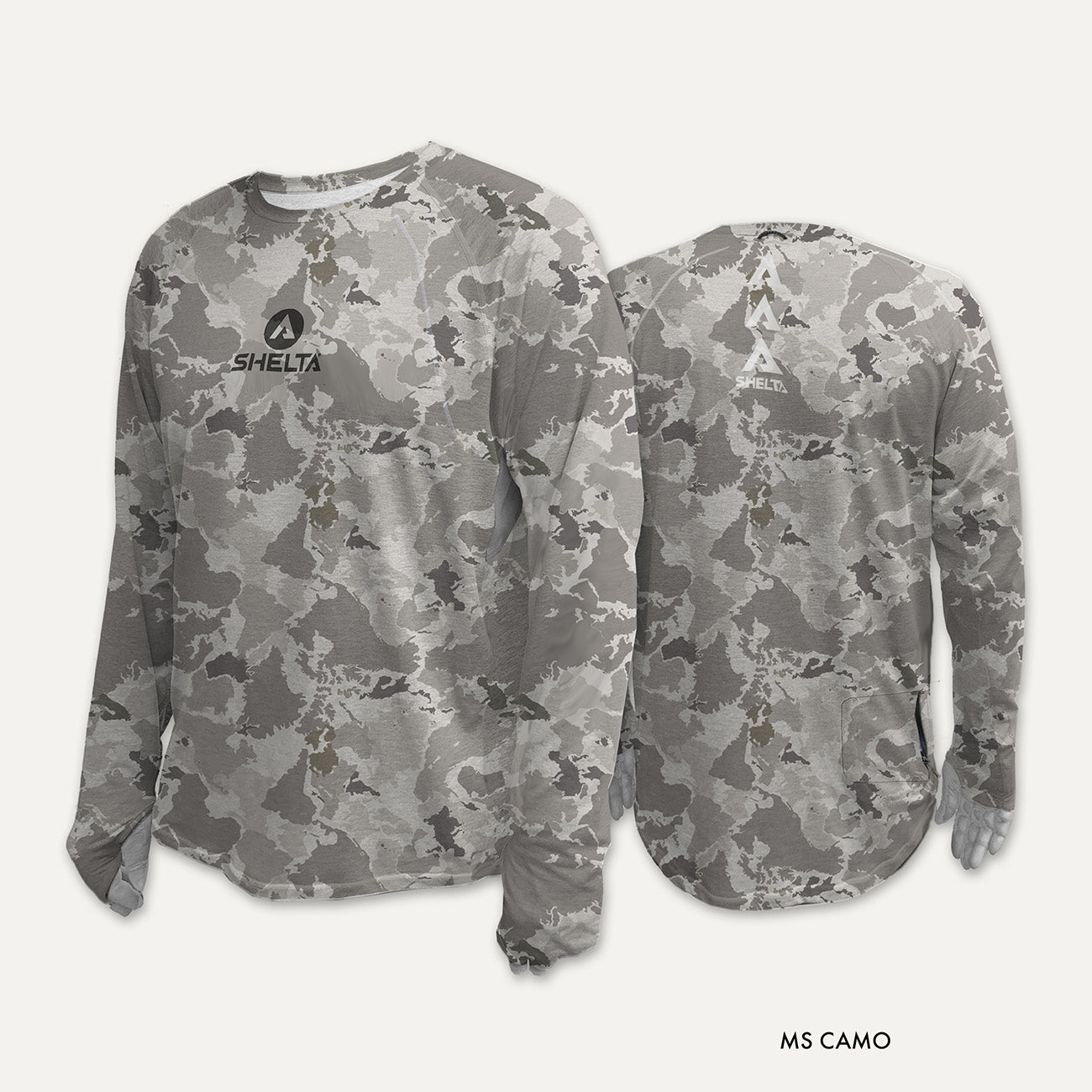 Shelta sun shirt color in MS Camo