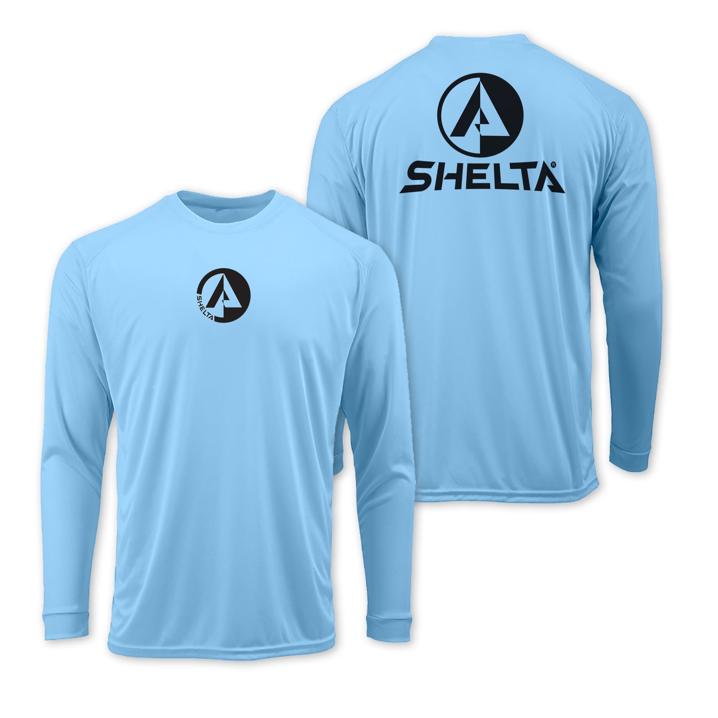 The Shelta L/S Corpo22 Logo in Pale Blue