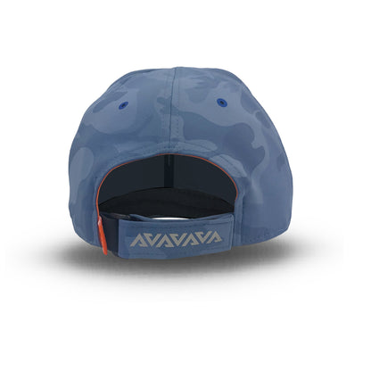Back View of the Hector Blue Camo Cap