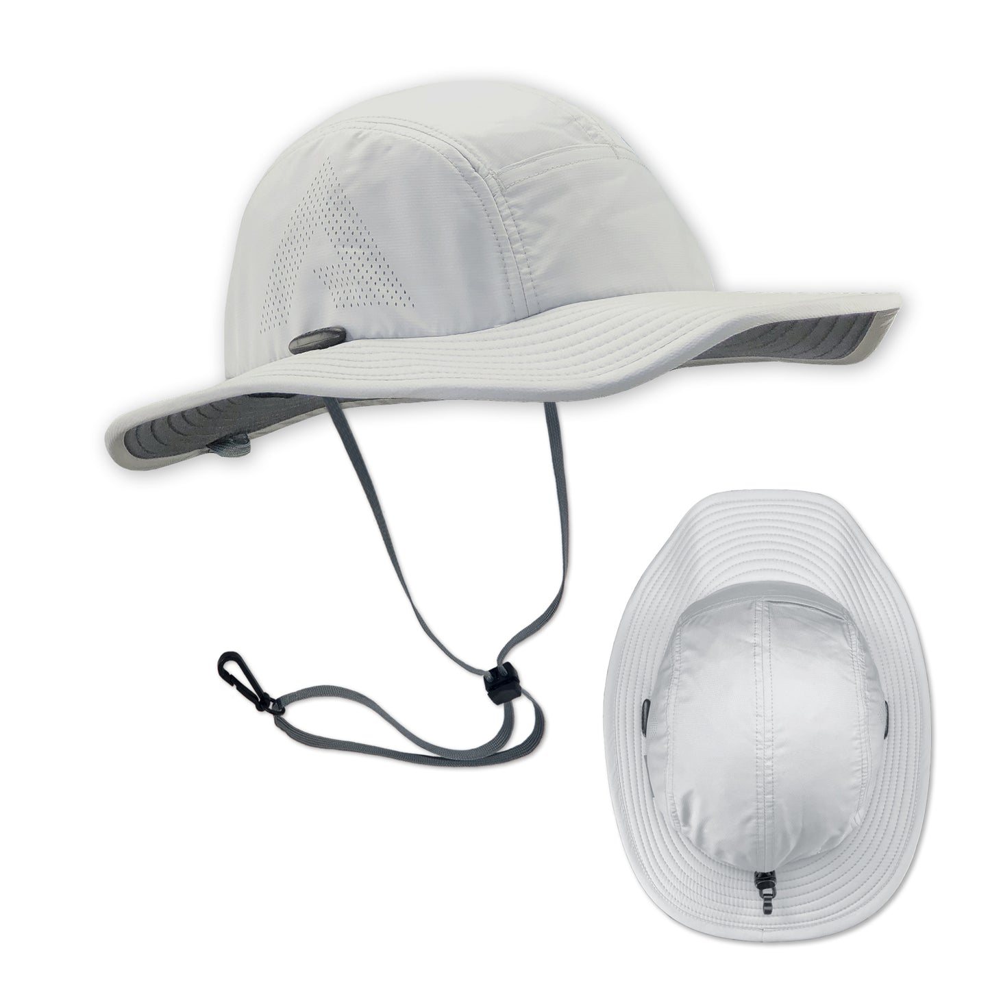 The Raptor sun hat in the color  Light Silver