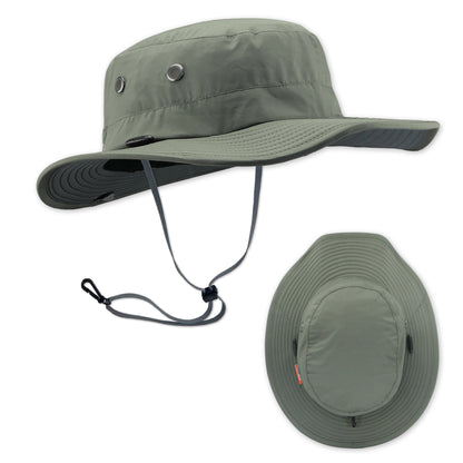The Seahawk Mid Brim sun hat in the color Dirty Olive