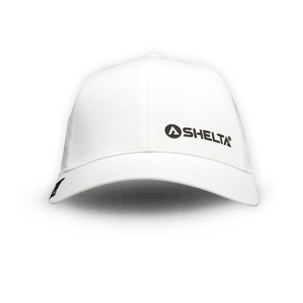 The Shelta V2 Tech Cap in Brilliant White Sheltahats