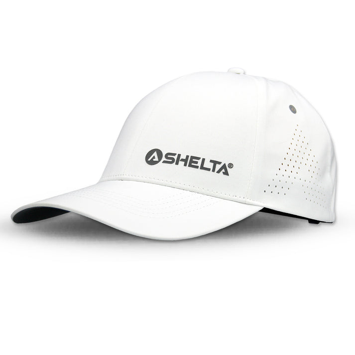 The Shelta V2 Tech Cap in Brilliant White Sheltahats